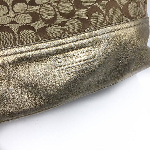 Coach Canvas Signature Shopper - Picture 3 of 8